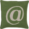 Surya Linen Text Where it's at LX-005 Pillow 18 X 18 X 4 Down filled