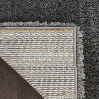 Nourison Luxurious Shag LXR05 Grey Area Rug Main Image