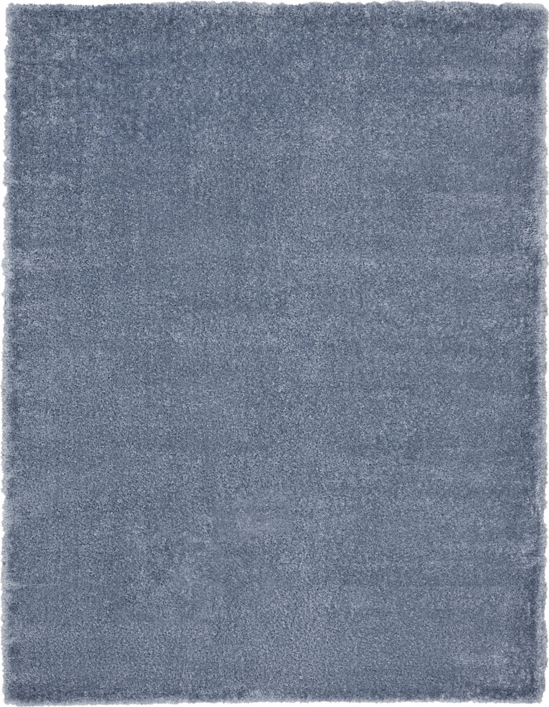 Nourison Luxurious Shag LXR05 Light Blue Area Rug main image