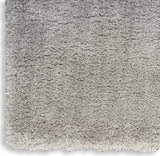 Nourison Luxurious Shag LXR05 Silver Area Rug Main Image