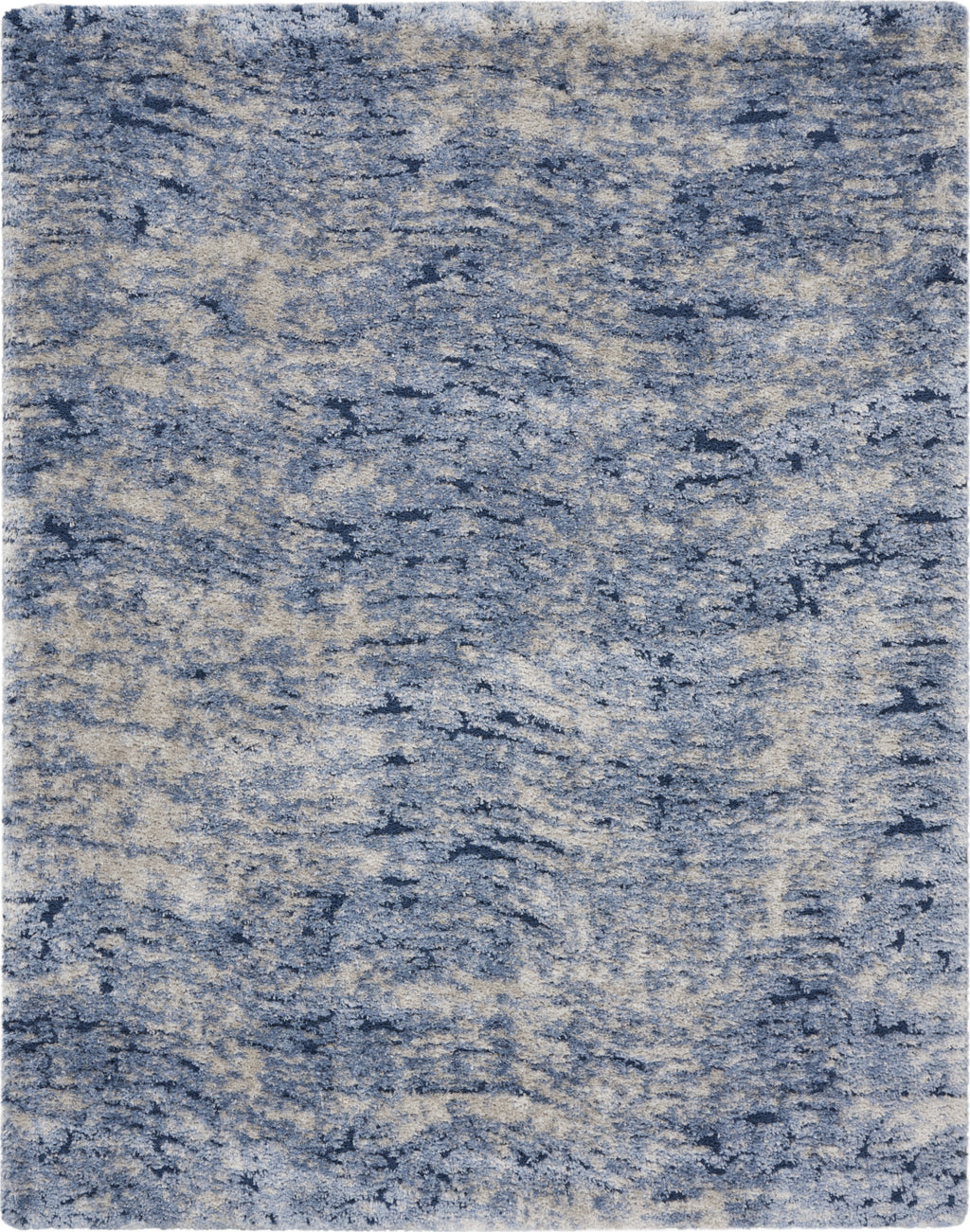 Nourison Luxurious Shag LXR06 Light Blue Area Rug – Incredible Rugs and ...