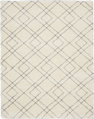 Nourison Luxurious Shag LXR07 Ivory Area Rug main image