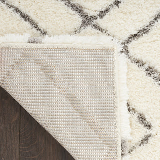 Nourison Luxurious Shag LXR07 Ivory Area Rug Main Image