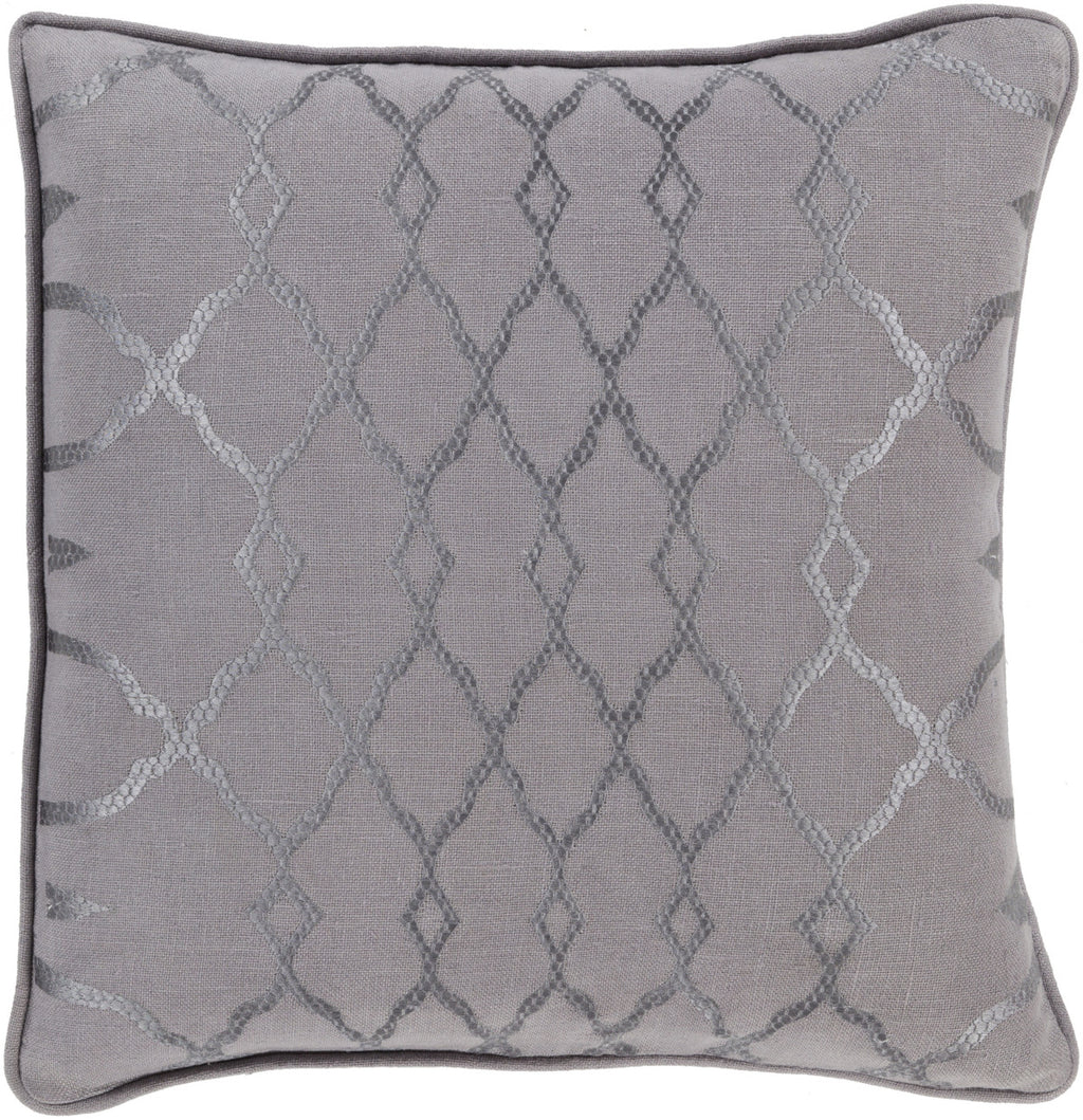 Surya Lydia Luxury in Linen LY-004 Pillow 18 X 18 X 4 Poly filled