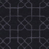 Surya Lydia LYD-6007 Black Hand Knotted Area Rug Sample Swatch