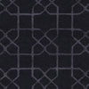 Surya Lydia LYD-6007 Black Hand Knotted Area Rug Sample Swatch
