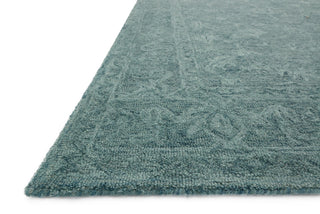 Loloi Lyle LK-05 Teal Area Rug Corner Shot Feature
