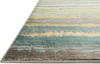 Loloi Lyon HLZ15 Teal / Multi Area Rug Corner Shot