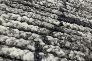 Bashian Marakesh M133-BN18 Grey Area Rug Close up