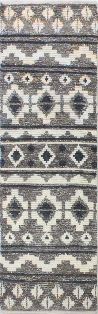 Bashian Marakesh M133-BN10 Ivory/Grey Area Rug Runner