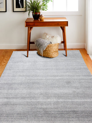 Bashian Matrix M144-BMA Silver Area Rug