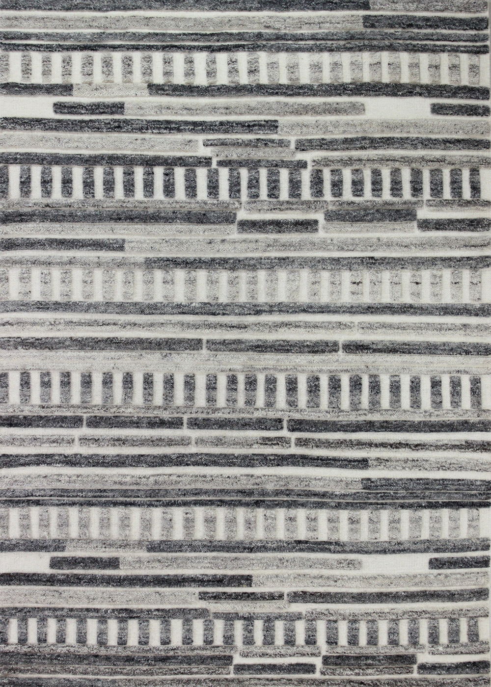 Bashian Montego M146-HL101 Ivory/Charcoal Area Rug