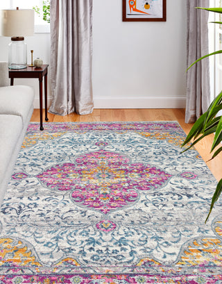 Bashian Mayfair M147-MH510 Area Rug Room Scene Feature