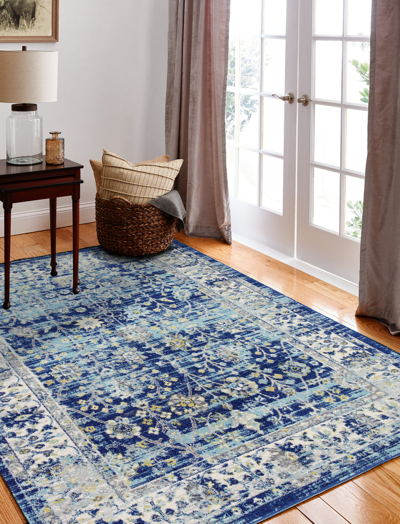 Bashian Mayfair M147-MH502 Navy Area Rug – Incredible Rugs and Decor