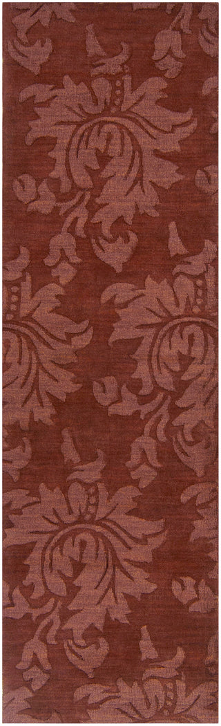 Surya Mystique M-205 Burgundy Area Rug 2'6'' x 8' Runner