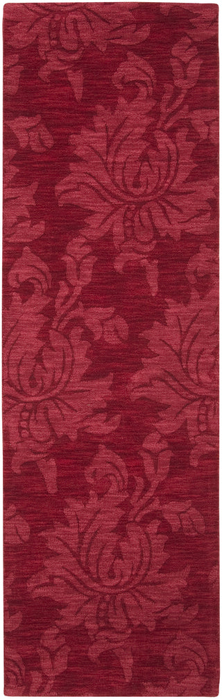 Surya Mystique M-237 Burgundy Area Rug 2'6'' x 8' Runner