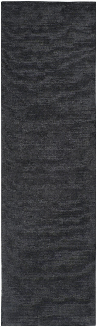 Surya Mystique M-341 Charcoal Area Rug 2'6'' x 8' Runner