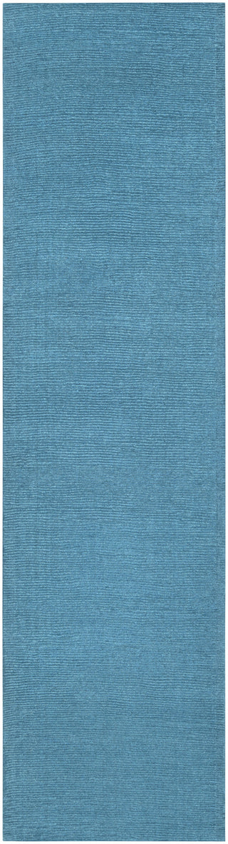 Surya Mystique M-342 Aqua Area Rug 2'6'' x 8' Runner