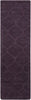 Surya Mystique M-5119 Eggplant Area Rug 2'6'' x 8' Runner