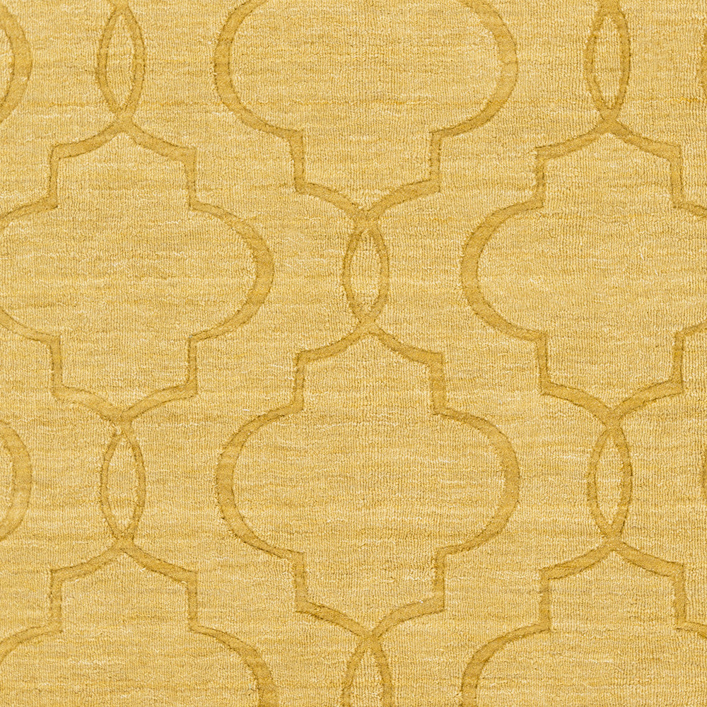 Surya Mystique M-5193 Gold Hand Loomed Area Rug Sample Swatch