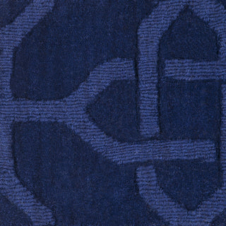 Surya Mystique M-5204 Navy Hand Loomed Area Rug Sample Swatch
