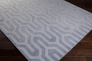 Surya Mystique M-5269 Gray Hand Loomed Area Rug 5x8 Corner