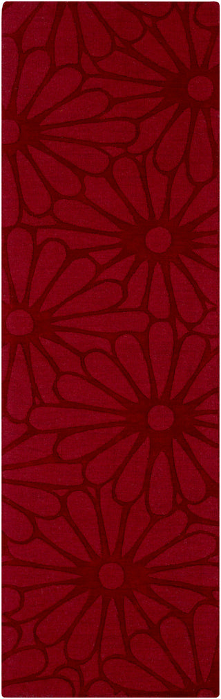 Surya Mystique M-5298 Cherry Area Rug 2'6'' x 8' Runner