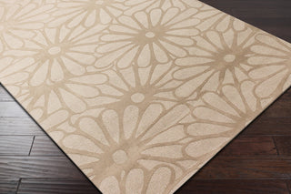 Surya Mystique M-5299 Butter Hand Loomed Area Rug 5x8 Corner