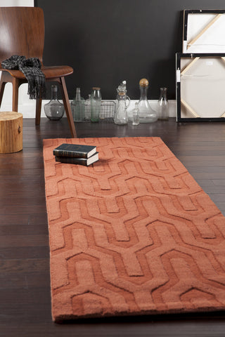 Surya Mystique M-5303 Rust Hand Loomed Area Rug 