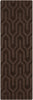 Surya Mystique M-5308 Chocolate Area Rug 2'6'' x 8' Runner
