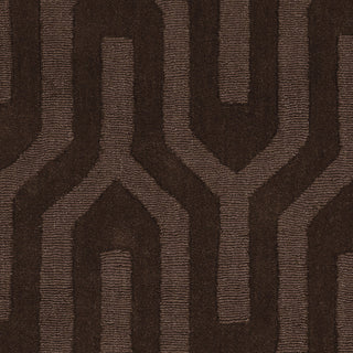 Surya Mystique M-5308 Chocolate Hand Loomed Area Rug Sample Swatch