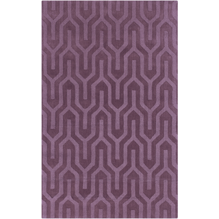 Surya Mystique M-5309 Eggplant Area Rug 5' x 8'