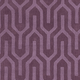 Surya Mystique M-5309 Eggplant Hand Loomed Area Rug Sample Swatch