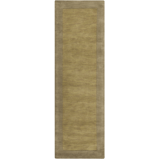 Surya Mystique M-5318 Olive Area Rug 2'6'' x 8' Runner