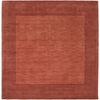 Surya Mystique M-5321 Rust Area Rug 8' Square