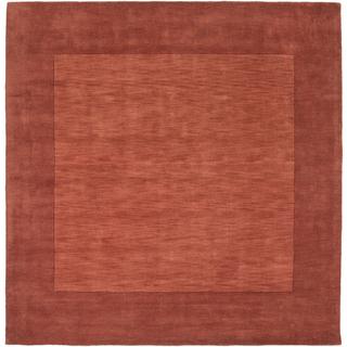 Surya Mystique M-5321 Rust Area Rug 8' Square