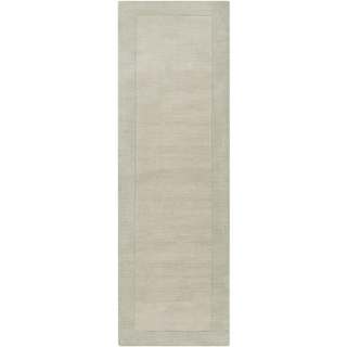 Surya Mystique M-5323 Sea Foam Area Rug 2'6'' x 8' Runner