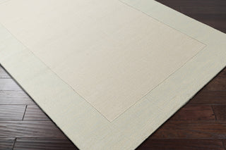 Surya Mystique M-5323 Sea Foam Hand Loomed Area Rug 5x8 Corner