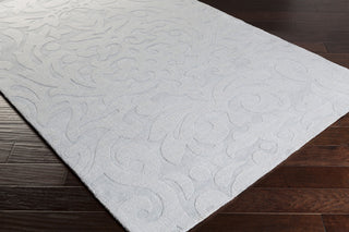 Surya Mystique M-5345 Slate Hand Loomed Area Rug 5x8 Corner