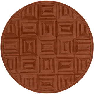 Surya Mystique M-5354 Rust Area Rug 7'9'' Round