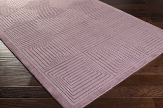Surya Mystique M-5355 Mauve Hand Loomed Area Rug 5x8 Corner