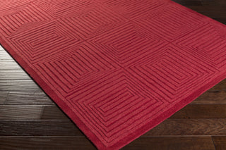 Surya Mystique M-5356 Cherry Hand Loomed Area Rug 5x8 Corner