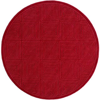 Surya Mystique M-5356 Cherry Area Rug 7'9'' Round