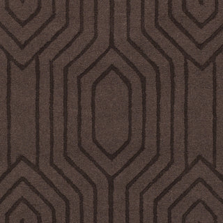 Surya Mystique M-5367 Chocolate Hand Loomed Area Rug Sample Swatch