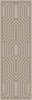 Surya Mystique M-5368 Taupe Area Rug 2'6'' x 8' Runner