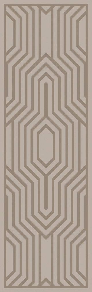 Surya Mystique M-5368 Taupe Area Rug 2'6'' x 8' Runner