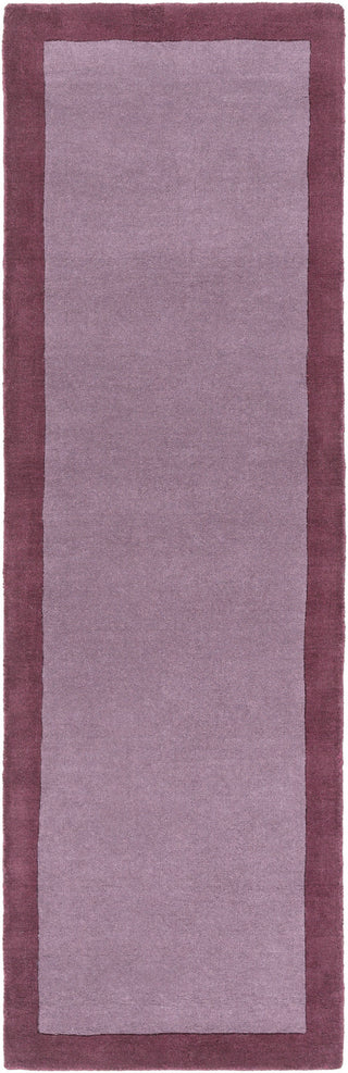 Surya Mystique M-5374 Eggplant Area Rug 2'6'' x 8' Runner