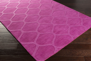 Surya Mystique M-5395 Magenta Hand Loomed Area Rug 5x8 Corner