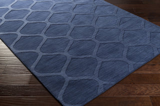 Surya Mystique M-5397 Cobalt Hand Loomed Area Rug 5x8 Corner