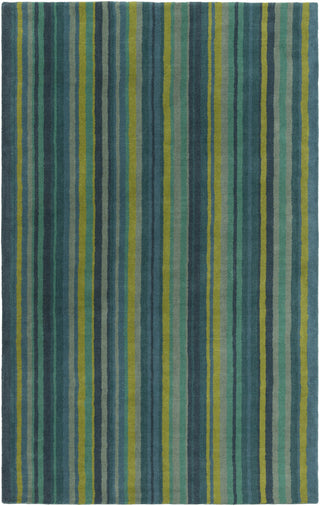 Surya Mystique M-5411 Teal Area Rug 5' x 8'